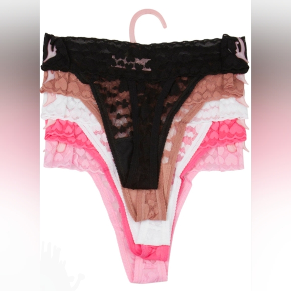 🆕 Juicy Couture Women's 5 Pk Lace Thongs - Picture 3 of 7